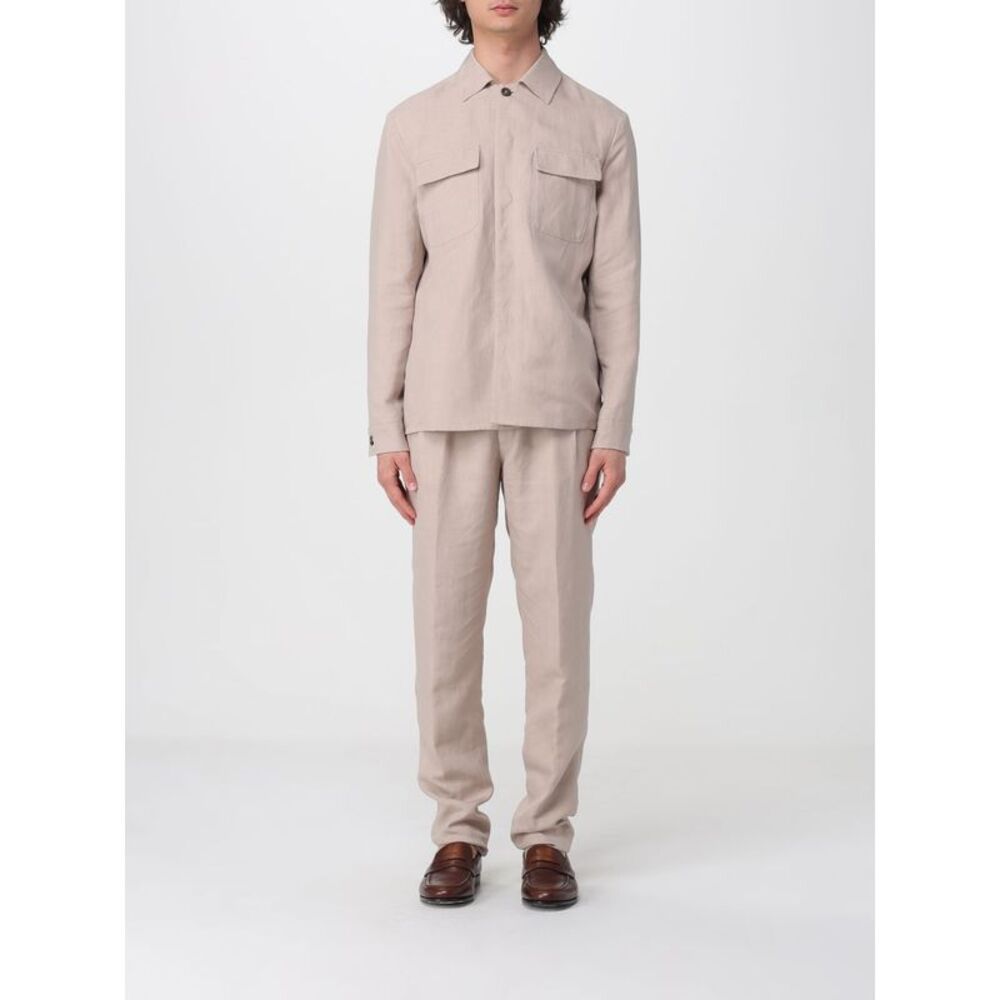 Eleventy Suit Men Blush Pink